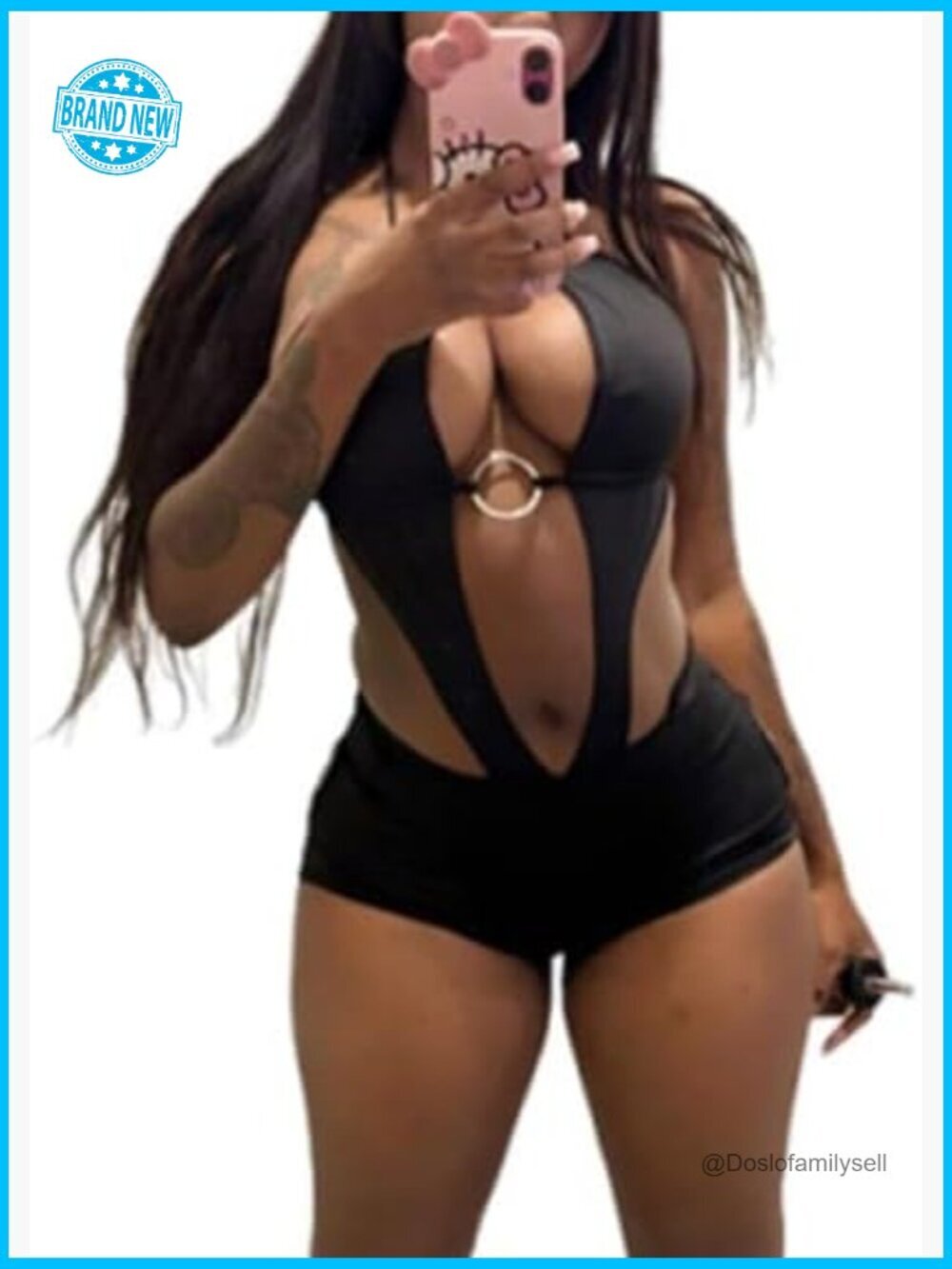 Halter Backless Bodycon Jumpsuit Sexy Club Night Out Y2K Hollow Out